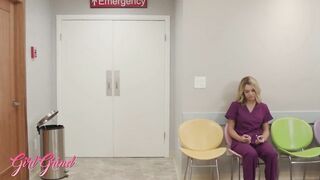 Girl Grind - Lesbian doctor and nurse fuck in on call room