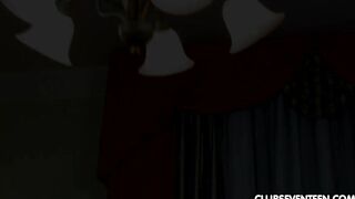 Cute lesbians playing with a dong (Beata Undine)