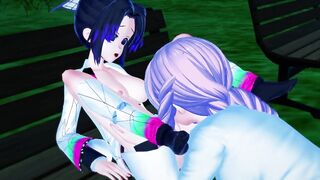 Demon Slayer Shinobu x Mitsuri Lesbian Hentai