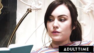 ADULT TIME - College Student Freya Parker Falls For Her Shy Lesbian Tutor Gizelle Blanco
