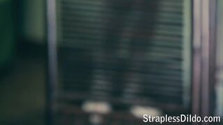 Tutu-wearing bottom plowed with a Feeldoe