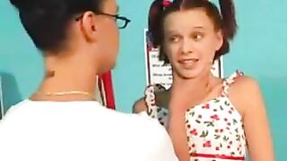 Student fucks Teacher with Strapon