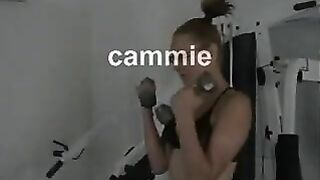 Body building big tit lesbian loves to strap on fuck younger girl