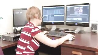 Very cute boss realizes employee's secret dream