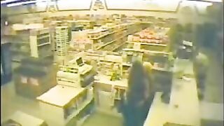 Hot lesbians on security cam