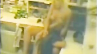 Hot lesbians on security cam