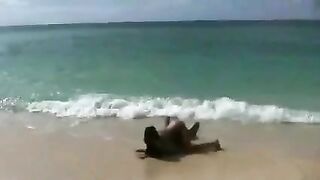 Nice lesbians on the beach