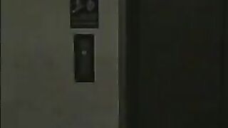 Interracial lesbian sex in elevator