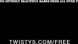 Horny young teen lesbian sluts suck and fuck each other