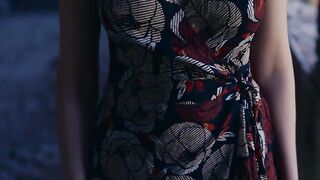 Blindfolded submissive masturbation