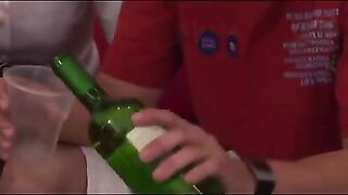 4 Grannies and a Young Guy Suck Fuck and Cum