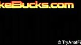 Hungry newbie anally fisted by petite redhead