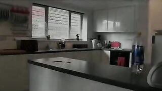 Sexy Lesbians Eating In The Kitchen!!!!!!!