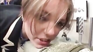 Mistress Sophie Dee Punishes Slut! Squirting Dildo Strapon