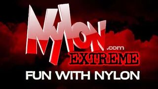 Katie the naughty maid in pantyhose