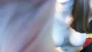 Hot lesbian teens have wild fun together on cam