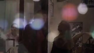 British slut Satine in lesbian action