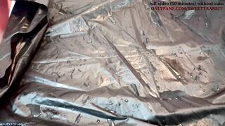 Lesbian squirt, lesbian feet and strapon. Two nymphos with their pussy exploded with squirt splashes