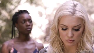 Wicked - Captain Marvel Makes Her Alter Dimension Black Self Squirt Hard FULL SCENE