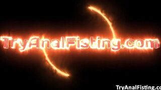 First anal fisting for teen lesbian