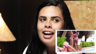 React to the movie Bobeou danced - Sant watching his first porn with the presence of Ariella Ferraz the hardcore babe who only does anal - Amanda Borges - That Mario