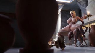 3D Animation Futa Mistress MILF fucks two Slave-Girls in Pussy and Anal