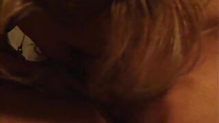 Young babe pays the bills by fucking with mature blonde on camera for first time