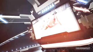 Savannah Fox Fighting Jenevieve Hexxx In Nude Lesbian Wrestling Match at Evolved Fights Lez