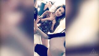 Lela Star gets friends to fuck her at their thanksgiving party!