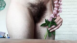 Lesbian girl preparing gift for her girlfriend