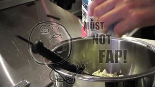 This is what happens in the kitchen when two hot lesbians go wild and horny instead of preparing your food