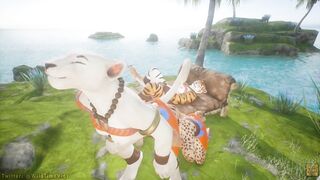 Lesbian Furry Threesome