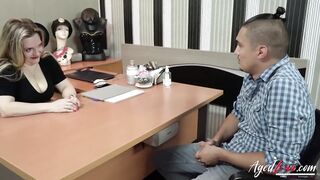 OMAHUNTER Masturbation and lesbian sex in sweet old times