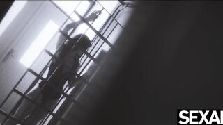 High class escort gets spanked by her stunning lesbian lover