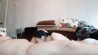 My neighbor eats my pussy passionately - Lesbian-illusion