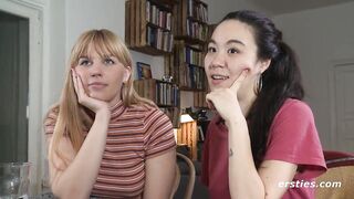 Ersties: Sexy Swedish Babe and Cute Canadian Eat Each Other Out