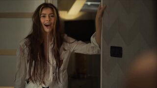 Two hot chicks got possessed and explode with a ton of slime