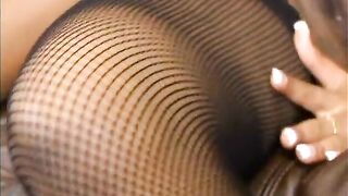 Ebony chick with phat ass tastes friend’s pretty pussy