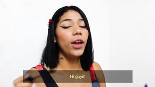 We fill this big bowl with our vaginal fluids