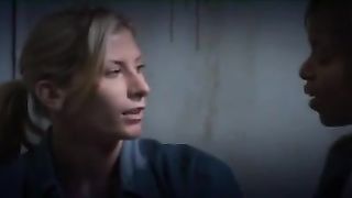 Interracial lesbian in prison