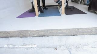 Kinky brunette sits on her girlfriend's face with her cunt