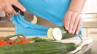 Teen Zafira & Aletta in Hot Lesbian Action