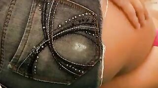 Hot lesbian sex in the laundromat