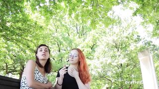 Ersties: Amateur Babes Enjoy Some Bondage & Strapon Action