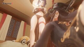 Night In Teyvat [Hentai Uncensored Porn]