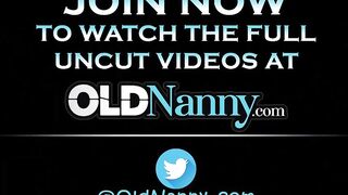 OLDNANNY Horny teen seduced by experienced mature lesbian
