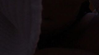 POV my girlfriend fuck me with a strap-on cum in 2 minutes