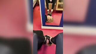 SEXY FOOTFETISH AND SOLES LICKING MY GIRL WORSHIP ME