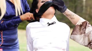 Lonely girl walking in the forest is prohibited!