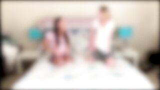 Two Teens Wrestling Nude Turns into a Lesbian Threesome